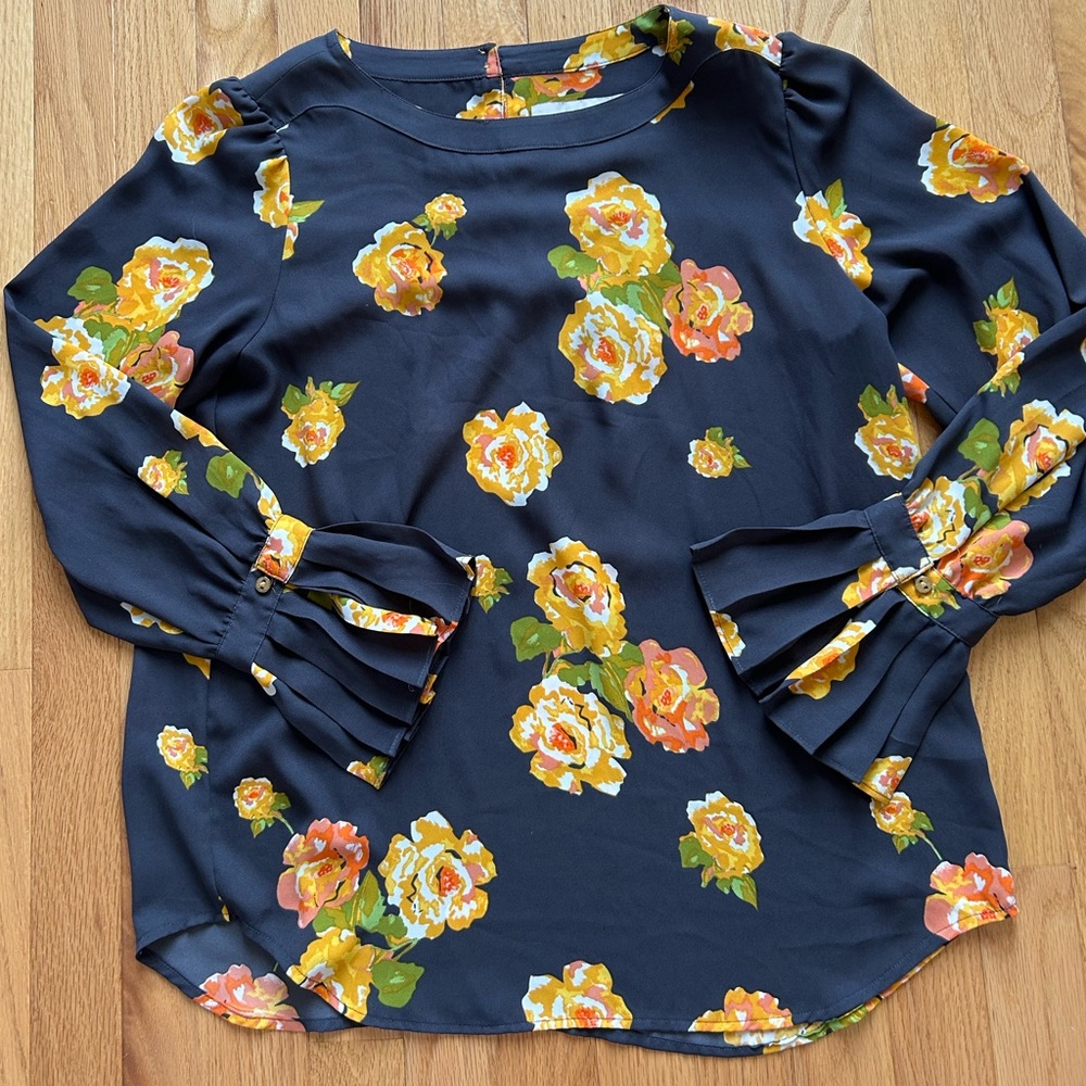 Loft Floral Blouse- Size Small